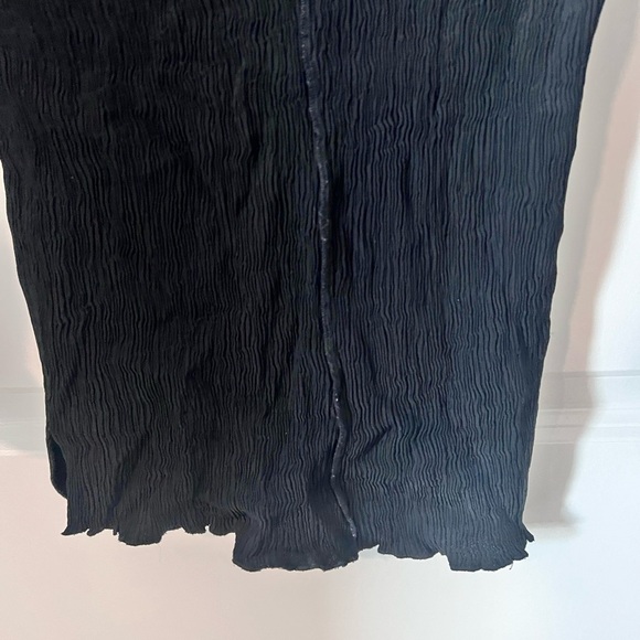 Zara Black V Neck Blouse Size M NWOT - Picture 7 of 11